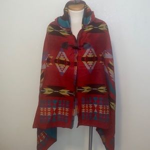 Bohemian Shawl with Hoodie